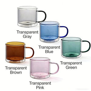 Venta al por Mayor de Vasos de Vidrio de 250 ml Resistentes al Calor, Tazas de Café de Vidrio, Servicio de Cadena de Suministro de Origen Chino - Product Image 2