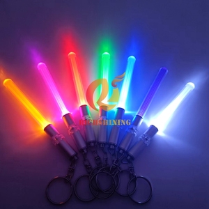 RICHSHINING Vente en gros de porte-clés LED avec gravure au laser, logo, 3 modes de clignotement, porte-clés coloré, mini sabre laser pour le camping en plein air - Product Image 2