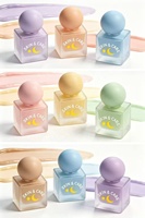 Prix d'usine – Flacon compte-gouttes rond transparent de 10 ml pour mini-parfum/huile essentielle et sérum de soin de la peau avec bouchon compte-gouttes doré