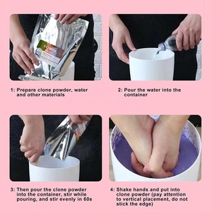 Kit <span class=keywords><strong>de</strong></span> <span class=keywords><strong>moulage</strong></span> à main en aligin et plâtre, poudre <span class=keywords><strong>de</strong></span> plâtre, pour bricolage - Product Image 4