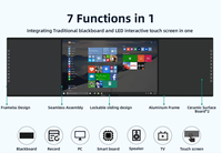 Tableau interactif tactile OPS LED 162 pouces, enregistrable, pour usage scolaire, tablette informatique, écran intelligent 4K 120Hz