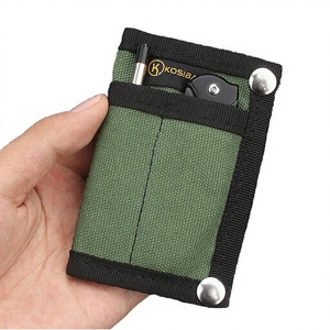 BURAQ Canvas Wallet Molle Bag Pouch Holder Portable Key Card Case Outdoor Camping Hiking Hunting EDC Tool Storage <b>Purse</b> All - Product Image 3