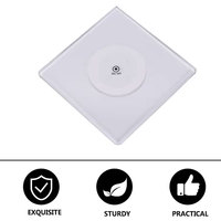 Sous-verres LED lumineux en acrylique ultra-minces, carrés, blancs, parfaits pour les fêtes à domicile et les banquets