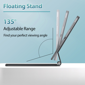 Bàn phím <span class=keywords><strong>backlit</strong></span> Arabic với trường hợp bàn phím ma thuật cho trường hợp bàn phím iPad với <span class=keywords><strong>touchpad</strong></span> - Product Image 3