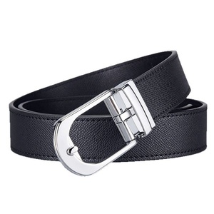 <span class=keywords><strong>Ceinture</strong></span> en cuir de vachette véritable fendue pour <span class=keywords><strong>homme</strong></span>, nouvelle collection, très vendue, avec boucle automatique en alliage, décontractée, 105-130 cm, pour femme - Product Image 5