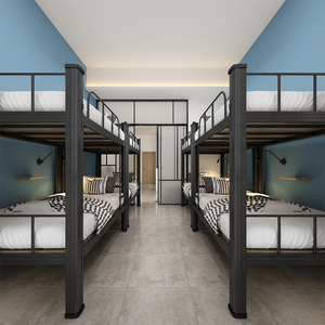 Lits superposés en acier sans vis KENING pour dortoir - Product Image 4