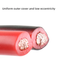 Cable de Alimentación Plano RVB de Cobre Puro Trenzado de <span class=keywords><strong>1</strong></span>.5mm 2.5mm, Cable de Audio y Micrófono de 2 Conductores, Rojo y Negro, PVC - Product Image 6
