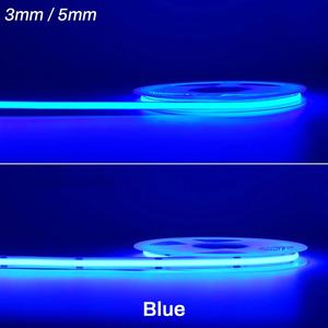 Iluminación para Bodas al por Mayor, Tira de Luces LED COB de 3 mm y 5 mm, Cinta de Luces Roja, Verde, Amarilla, Azul Hielo, Blanca, Luces de Cuerda Flexibles para Decoración del Hogar - Product Image 3