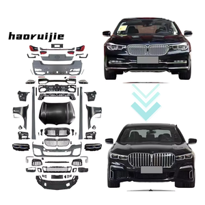 Xe bumpers đối với BMW 7 Series BodyKit G11 G12 chuyển đổi <span class=keywords><strong>Kit</strong></span> 2016 để 2020 phía trước phía sau <span class=keywords><strong>Bumper</strong></span> đèn pha đèn hậu mui xe chắn bùn - Product Image 1