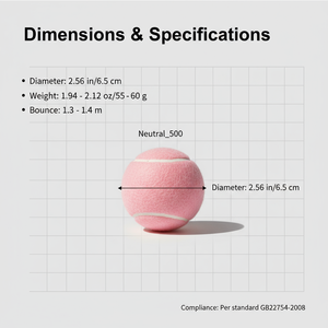 Palline da Tennis Rosa di Alta Qualità Approvate ITF, Palline da Padel Personalizzate ODM/OEM per Sport e Giocattoli per Animali - Product Image 4