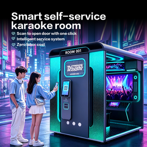 Cabinas de Karaoke Inteligentes de Autoservicio con Acceso por Código QR, Máquinas de Karaoke Móviles para Cantar en Bares, Salas de KTV y Lugares de Entretenimiento - Product Image 1