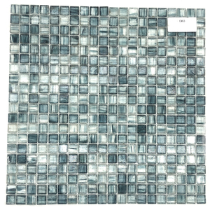 <span class=keywords><strong>2026</strong></span> Foshan Mavi Modern Parke Grafik Tasarım Mozaik Ayna Desenli Banyo Yüzme Havuzu Cam Mozaik Karo - Product Image 1