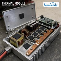SinoGuide AL60-1 Coussin thermique en silicone et fibre de carbone sans fuite d'huile 60W/mK pour électronique haute tension 94 V-0 et refroidissement de batteries automobiles