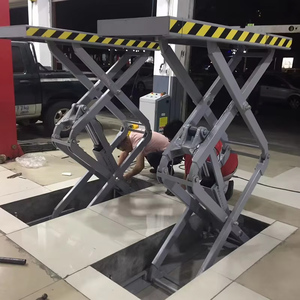Elevador de Tijera Hidráulico de Doble Cilindro JINGLI JL300D de Dos Postes, 4000 kg de Capacidad de Elevación, para Montaje en Suelo, Marca Shandong - Product Image 6