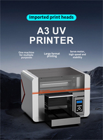 Impresora de Inyección de Tinta UV A3 Multifuncional Lingya, Plataforma de Adsorción de Aleación con Posicionamiento Visual, Paquete de Seis Colores, PVC