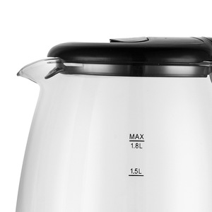 Hervidor Eléctrico Canxin de 1.8L, Vidrio, Apagado Automático, Protección Contra Ebullición en Seco, Base Giratoria de 360 Grados - Product Image 4