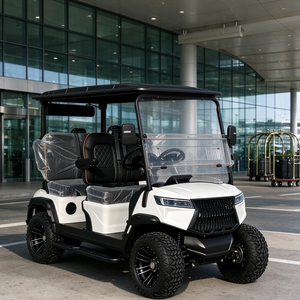 Carrito de Golf Eléctrico de 4 Plazas, Suministro Directo de Fábrica, Buggy de Golf Elevado con Pantalla Táctil - Product Image 1