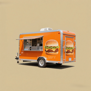 Camions mobiles 2025, camion de nourriture glacée CE, remorque avec cuisine entièrement équipée - Product Image 3