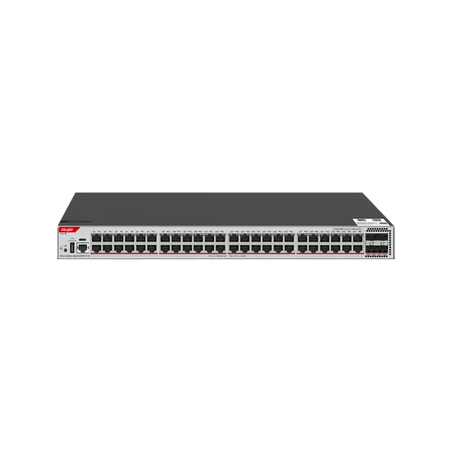 RG-S5350-48GT4SFP-P-E 48-Port GE Layer 3 Managed Access Network Switch with 48 RJ45 4 x 1GE SFP ports, PoE+