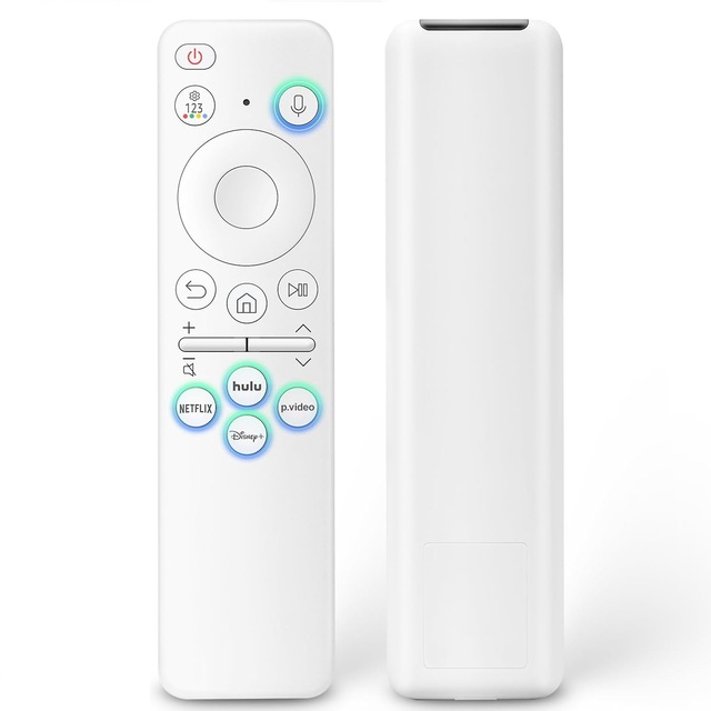 Replacement Voice Solar Charging Rechargeable Remote Control Compatible With Samsung Frame QLED Crystal UHD Smart TV