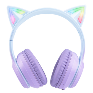 Nuevos Auriculares Infantiles <span class=keywords><strong>ONIKUMA</strong></span> <span class=keywords><strong>B90</strong></span> RGB, Auriculares Plegables BT con Orejas de Gato Desmontables - Product Image 4