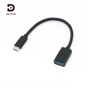 Câble OTG USB-C vers USB 3.0 DFX, adaptateur mâle Type C vers femelle USB A 5 Gbps, cordon de 20 cm pour MacBook, iPad, Samsung Galaxy - Product Image 1