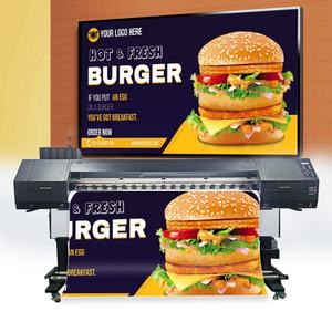 Máquina de Impresión UV Roll to Roll con Doble Cabezal de Impresión I3200 Xp600 Dx11, Tintas UV CMKY+W+V, Tamaño de Máquina 3.2M 1.8M - Product Image 1