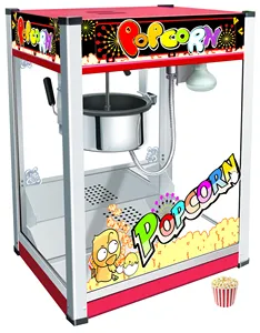 Hete Verkoop China Tafelblad Automatische Popcornmachine Commerciële Popcornmachine Industriële Popcornautomaat
