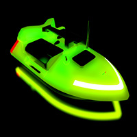 Bateau à appâts RC GPS 5200 mAh avec retour automatique, 3 compartiments, pour eau salée, GPS, pour la pêche à la carpe