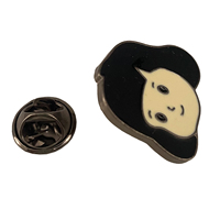 GREENTREE Logo personnalisé pour broche en alliage de zinc, artisanat métallique, vente en gros, plaqué argent/or/nickel noir