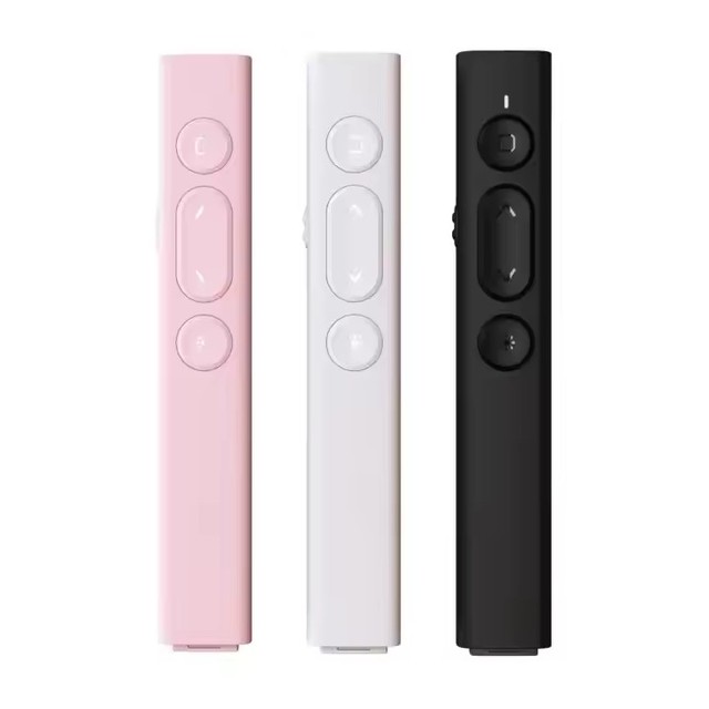Wireless Presenter Remote Presentation Clicker with 2.4GHz RF Hyperlink & Volume Control, Compatible with Keynote, PowerPoint