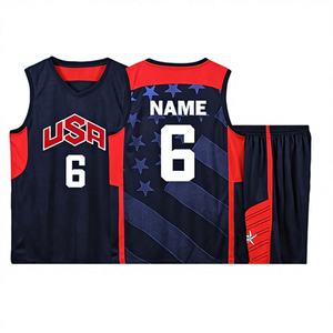 Camiseta de Baloncesto Personalizada con Logotipo, Patrón y Números, para Adultos, Hombres, Alta Elasticidad, Transpirable, Secado Rápido, Poliéster, para Equipo - Product Image 1