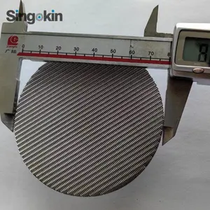 Customize 10 50 100 150 200 500 Micron Stainless Steel Wire Mesh Screen Filter Disc