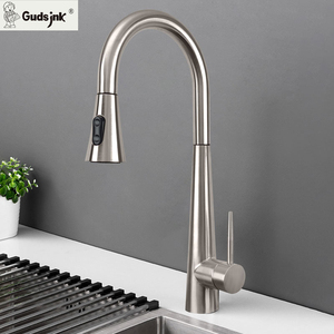 Gudsink <strong>New</strong> Modern Style 304 Stainless Steel Kitchen Taps Pull Out Pull Down Kitchen Mixer Sink <strong>Faucet</strong> <strong>Sprayer</strong> Kitchen <strong>Faucets</strong> - Product Image 1
