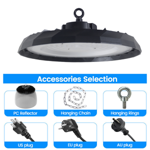 Lámpara Industrial LED <span class=keywords><strong>UFO</strong></span> Aixuan de <span class=keywords><strong>100W</strong></span>, 150W, 200W, Luminaria High Bay para Almacenes, Garajes, Fábricas, Techos, Lámpara LED High Bay <span class=keywords><strong>UFO</strong></span> - Product Image 6