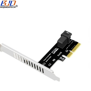 Mini <span class=keywords><strong>SAS</strong></span> SFF-8643 kết nối để <span class=keywords><strong>PCI</strong></span> <span class=keywords><strong>Express</strong></span> <span class=keywords><strong>X4</strong></span> <span class=keywords><strong>PCI</strong></span>-E 4x Adapter riser thẻ cho U2 NVMe SSD - Product Image 2