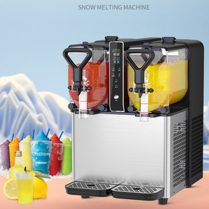 Automatic Commercial Grade Ice Blender and Frozen Beverage Dispenser Multi-Tank Smart <b>Machine</b> for Cold Granitas Smoothies AS-Ice - Product Image 5