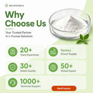 <span class=keywords><strong>Polvo</strong></span> de L-Fucose 99% <span class=keywords><strong>para</strong></span> la Síntesis de HMO Recombinantes, Precursor de 2-FL, Materia Prima <span class=keywords><strong>para</strong></span> Fórmula Infantil, Suministro a Granel - Product Image 5
