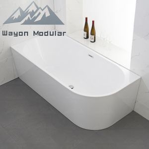 Baignoire autoportante de luxe Wayon en acrylique avec design ergonomique pour une immersion relaxante - Product Image 1