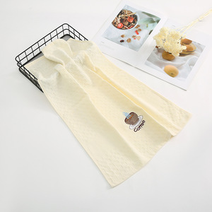 Ensemble de 4 serviettes de <span class=keywords><strong>cuisine</strong></span> en coton très absorbant, tissage gaufré, motif à carreaux, torchon - Product Image 4