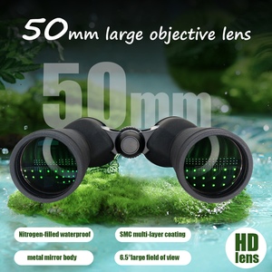 Longue-vue SECOZOOM 10x50 avec grande lentille d'oculaire, prisme BAK4, haute puissance, étanche, pour adultes - Product Image 6
