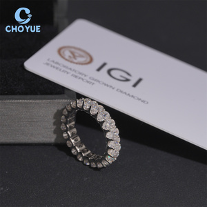 D Color VVS Moissanite Diamond Buss Down GRA Certificated Hip Hop Iced Out Fine Jewelry Sterling Silver 925 <b>Ring</b> <b>for</b> <b>Men</b> - Product Image 2