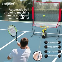Machine de service universelle pour balles de tennis, auto-service, entraînement individuel, avec filet de récupération, modèle LSP-001, Chine Fujian, toutes saisons