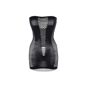 Tắt vai phụ nữ sexy lưới Sheer kiểm soát phiếu khiêu dâm đồ lót Femme sexy xem qua babydoll cơ thể vớ Ăn mặc - Product Image 3