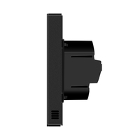 Termostato de bobina de ventilador de pantalla TN de ahorro de energía con botones táctiles sensibles termostato para 3 velocidades de ventilador Wifi AC termostato