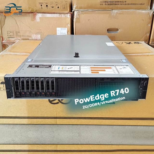 Low-Power D Ell EMC PowerEdge R740 R740xd 2U Virtualization Rack Server with Intel Xeon Bronze Cpu/DDR4 Memory/600G HDD