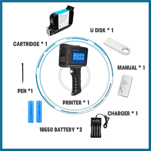 12.7mm ukuran cetak genggam Inkjet Printer tas kotak tanggal nomor gambar Logo teks mesin Inkjet - Product Image 6