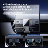 Support pliable innovant rotatif à 9 degrés avec câble de charge rapide et support de téléphone intégrant la charge sans fil