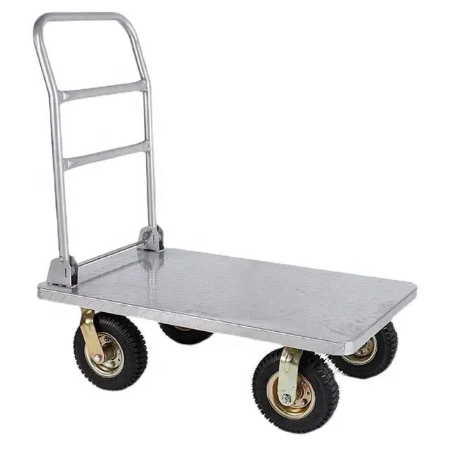 Hand Truck Trolley Heavy Duty Folding Cart With Wheels For Person Use