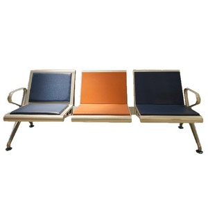 Silla de Espera de Tres Plazas Zhuo Huang, Reforzada con Acero Inoxidable, para Uso en Exteriores, Hospitales y Parques - Product Image 1